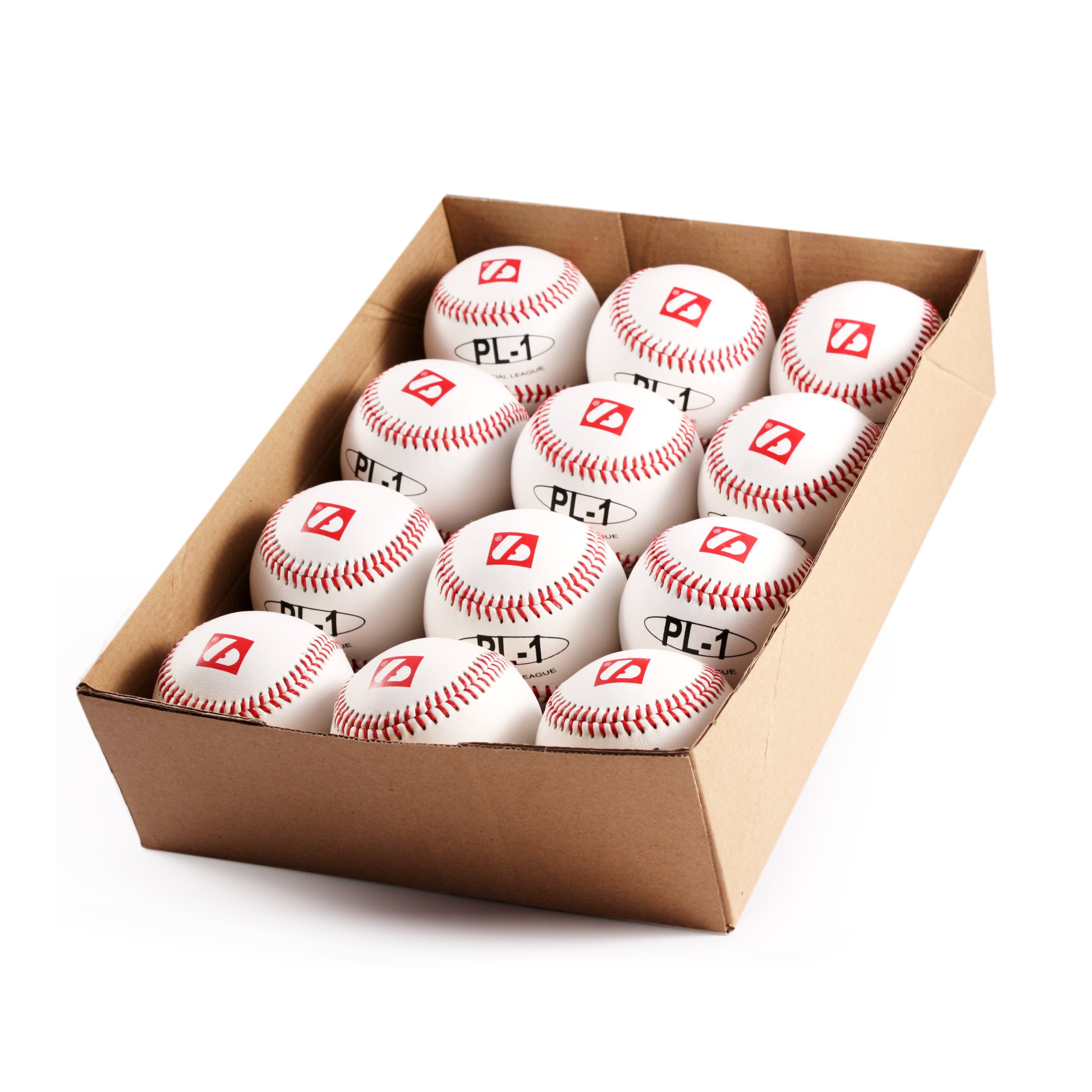 BARNETT PL-1 Elite match baseball ball, size 9", white, 1 dozen