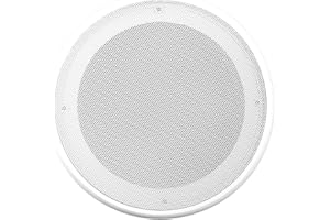 Round Speaker Grill – Decorative Mesh Audio Cover Dust Resistant Protector, Sturdy Ceiling Shield, Lightweight Metal Guard | 