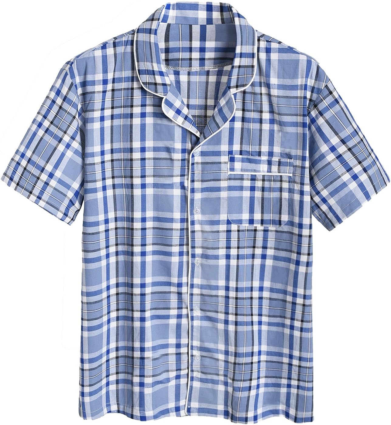 Latuza Men's Cotton Woven Short Sleepwear Pajama Set at  Men’s Clothing store