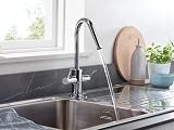 Bristan Bristan CSH EFSNK C Cashew Easyfit Kitchen Sink Tap Chrome view 7