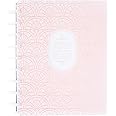 Happy Planner Disc-Bound 12-Month Planner, Jan.–Dec. 2025 Daily, Weekly, and Monthly Planner, Classic Size, Dashboard Layout, Delicate Deco, 72 Pages, 12 Dividers, 2 Sticker Sheets, 7" x 9.25"