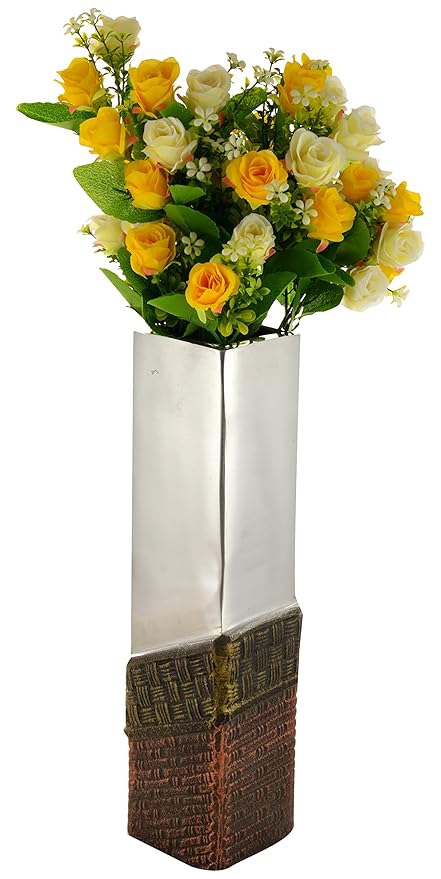 Woodenclave Aluminum Antique Flower Vase Amazon In Home Kitchen