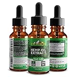 Vicksson Organic Hemp Oil Drops 1140 Mg – Hemp Seed Extract for Pain, Anxiety & 