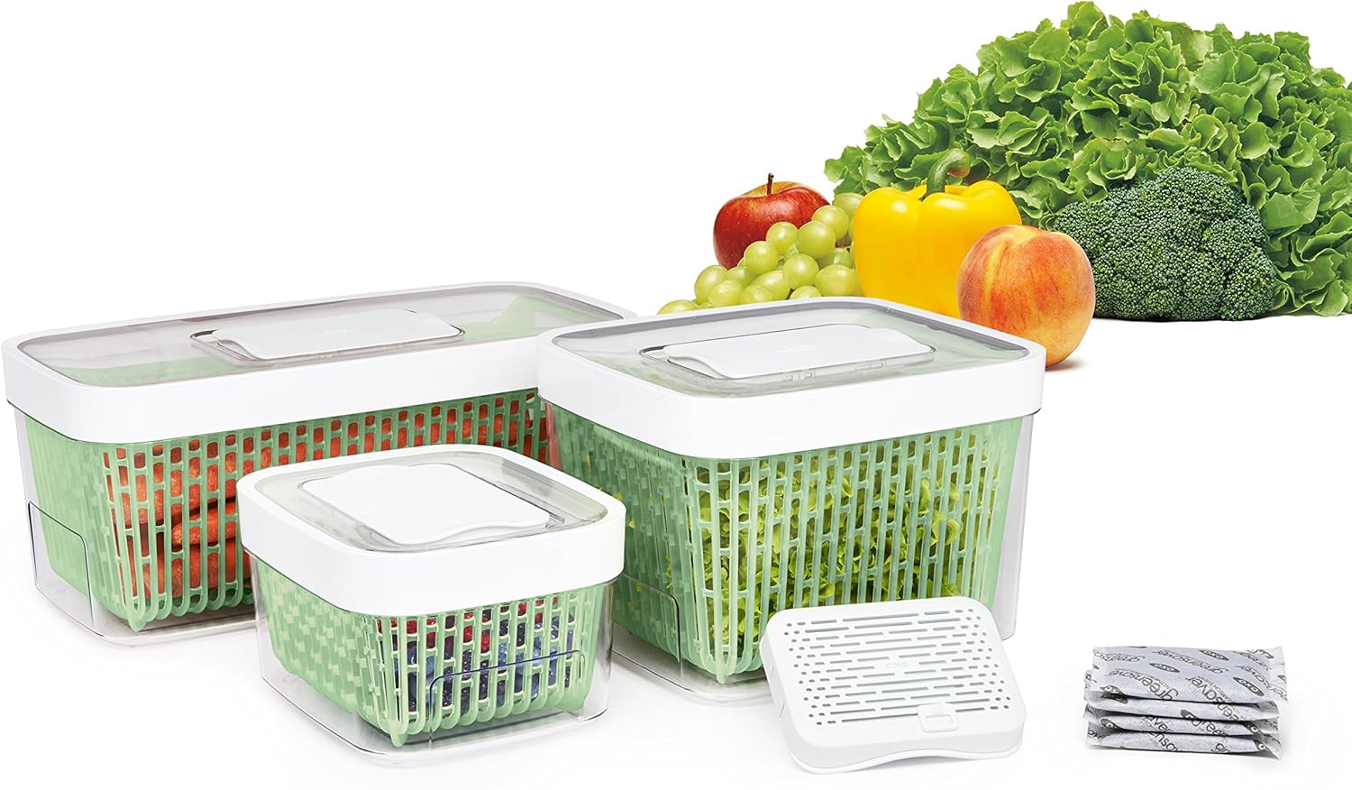 OXO Good Grips GreenSaver Produce Keeper - Large: Home & Kitchen