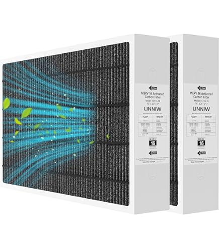 Pitymody X6675 Merv 16 Air Filter 20x25x5 Efficient Air Filter