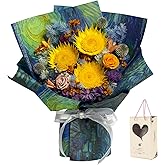 Cooeach Preserved Flowers Bouquet – Forever Real Roses, Long-Lasting Flowers for Delivery | Birthday Gifts for Women, Mom, Wife, Friend | Ideal for Anniversary, Mother’s Day, Graduation (Sunflower)