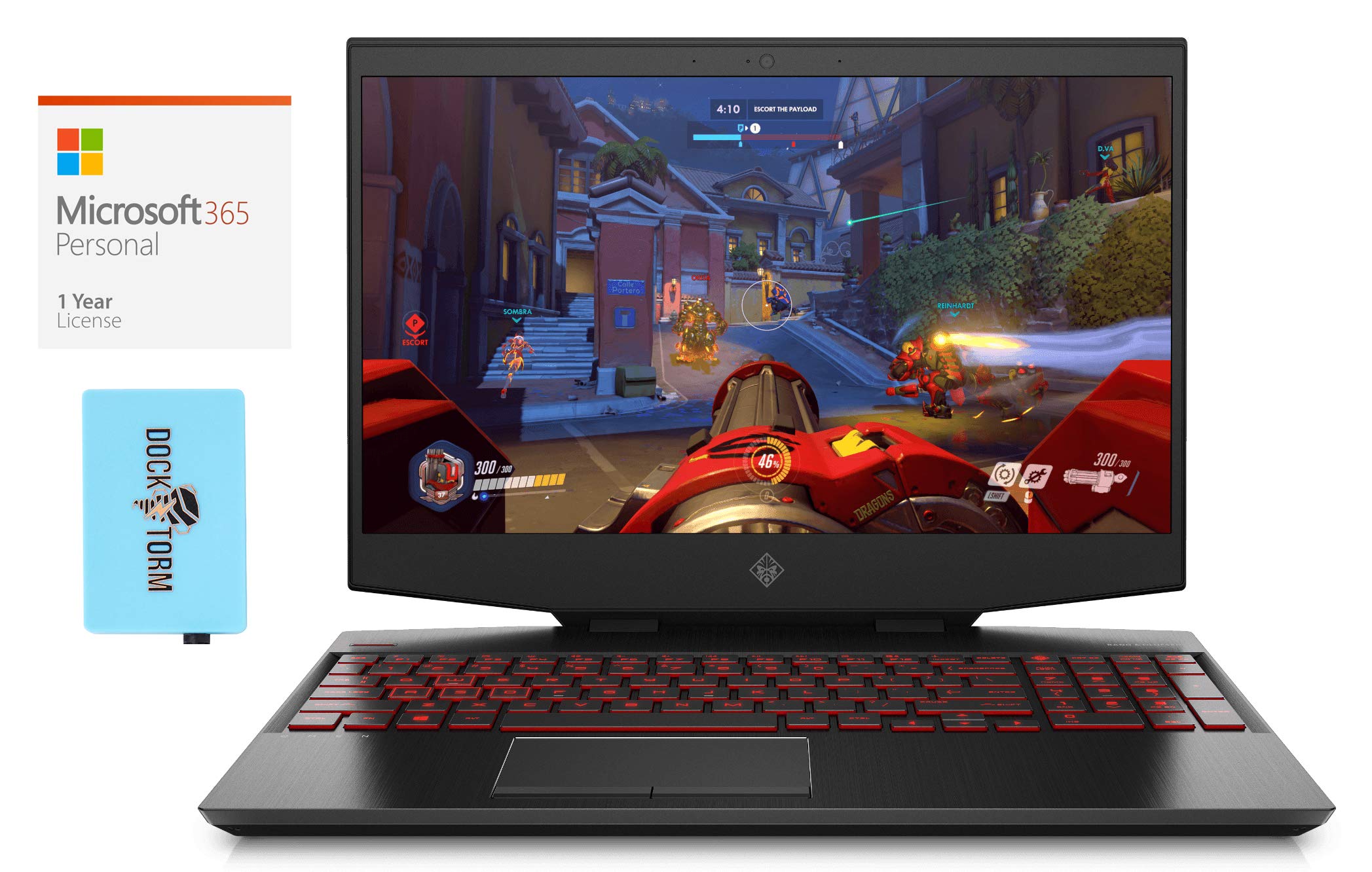 HP OMEN 15t-dh100 Gaming and Business Laptop (Intel i9-10885H 8-Core, 32GB RAM, 256GB PCIe SSD + 2TB