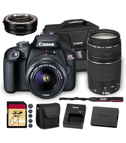 Amazon.com : Canon EOS Rebel T100 DSLR Camera with 18-55mm Lens