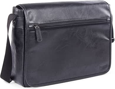 bugatti leather messenger bag