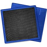 TOLDATLI Clay Towel 2 Pack Auto Detailing - Fine Grade Microfiber Car Chamois Towel - DIY Detail Clay Bar Alternative