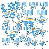 Desert Cactus Long Island University Sticker LIU Sharks Sticker Vinyl Decals Laptop Water Bottle Car Scrapbook Sheet T1 (Type 1-1)