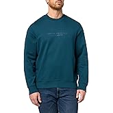 Armani Exchange mens Milano/Ny Zip Crewneck Sweatshirt