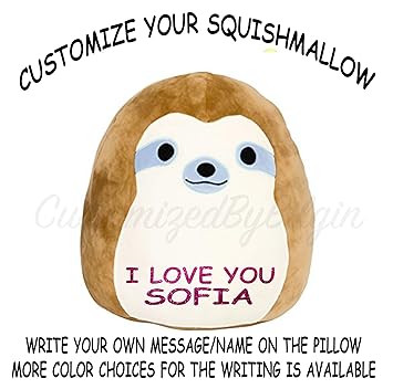 Buy Customized Kellytoy Squishmallow 13 Simon The Sloth Super