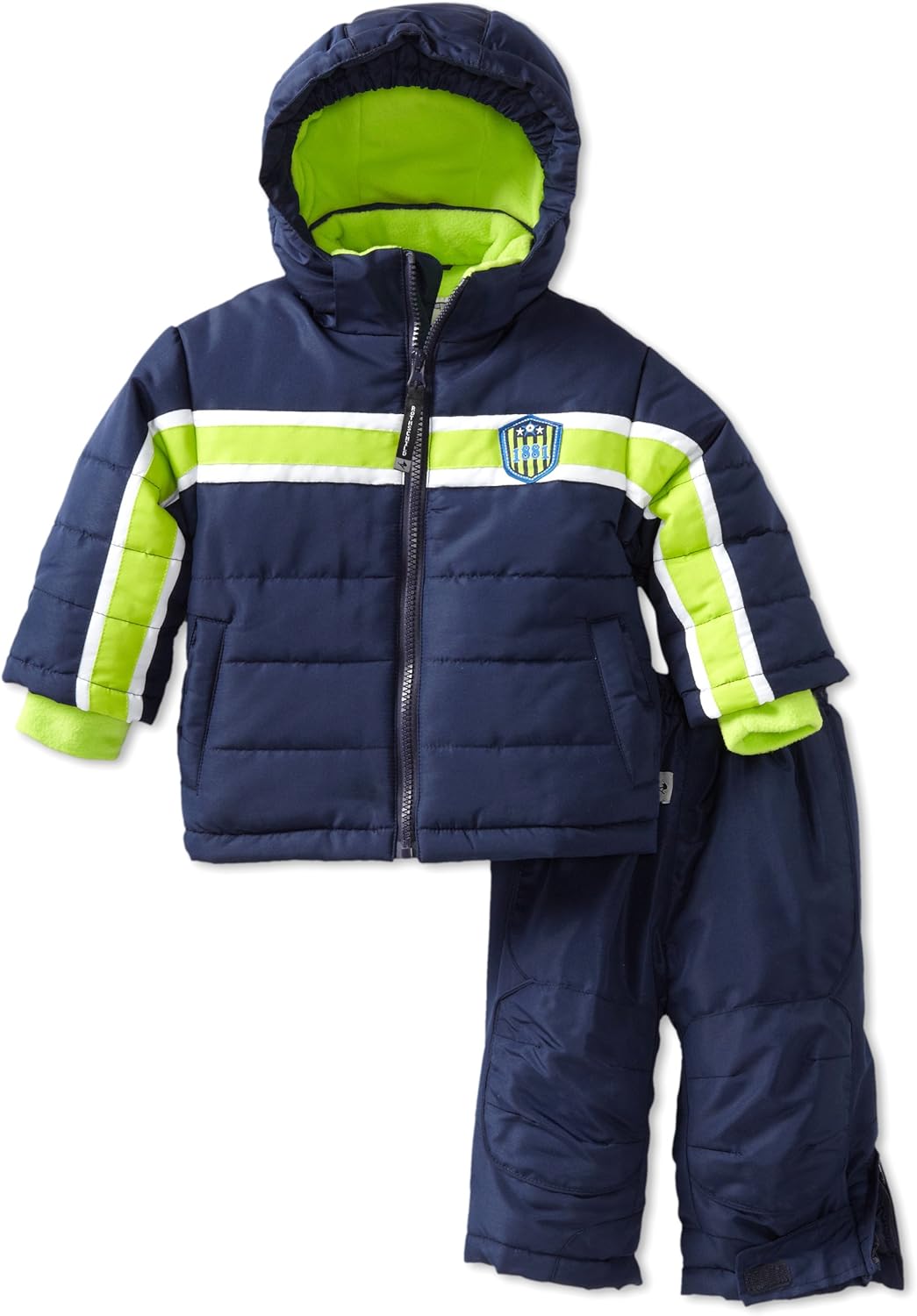 Rothschild Baby Boys' Chest Stripe Snowsuit Amazon.co.uk Clothing