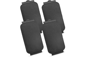 Hulyxayfave 4PCS Truck Bed Rail Cap Plastic Bedrail Insert Plug Box Stake Pocket Cover Fit for Ford F150 2015-2024, F250 F350 Super Duty 2017-2024, Replace FL3Z99290D90AB