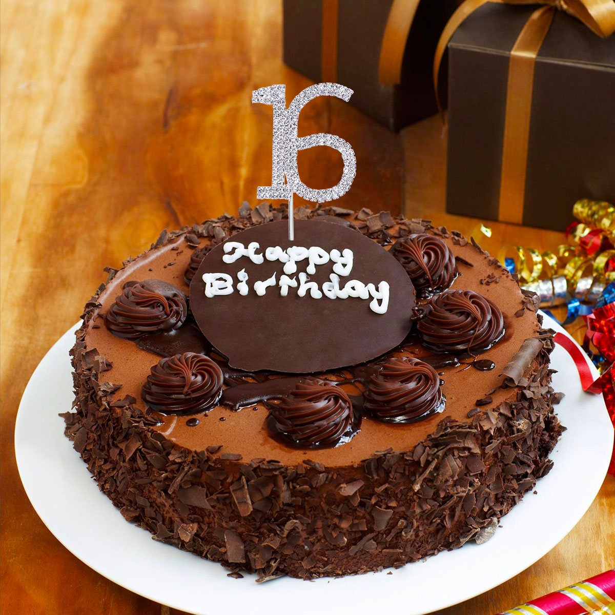 Very Popular Toymytoy 16th Birthday Decorations Rhinestone Diamond Cake Decor Cake Cupcake Toppers For 16th Birthday Party And Wedding Anniversary Toys Games 100 Genuine Counter Guarantee Kingpneus Com