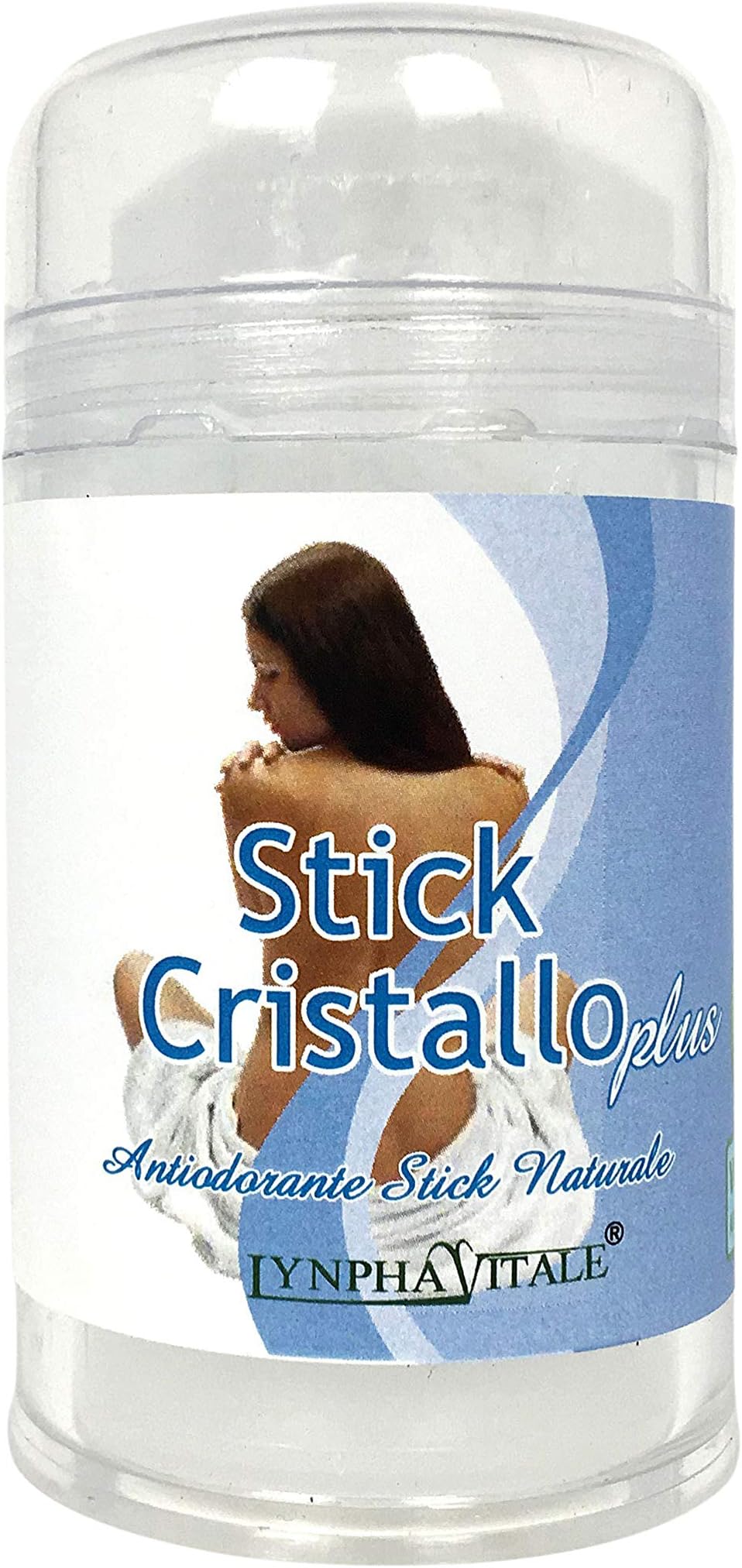 Potassium crystal deodorant turned stone - Rock alum - 100% natural Deodorant Puro Mineral - Odourless and Chemical free Deodorant - Travel Size - 120 gr