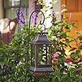 Luminara - Outdoor Decorative Lantern & Shepherd's Hook - Black - Pack