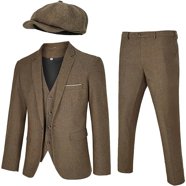 1920s 1930s Mens 3 Piece Pin Stripe Suit Vintage Peaky Blinders