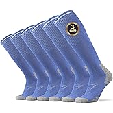 Ortis Cotton Full Cushion Over the Calf Socks OTC Knee High Thick Moisture Wicking Breathable Work Boot Thermal Warm