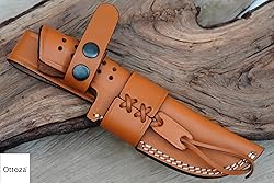 Ottoza Top Grain Leather Knife Sheath for Fixed