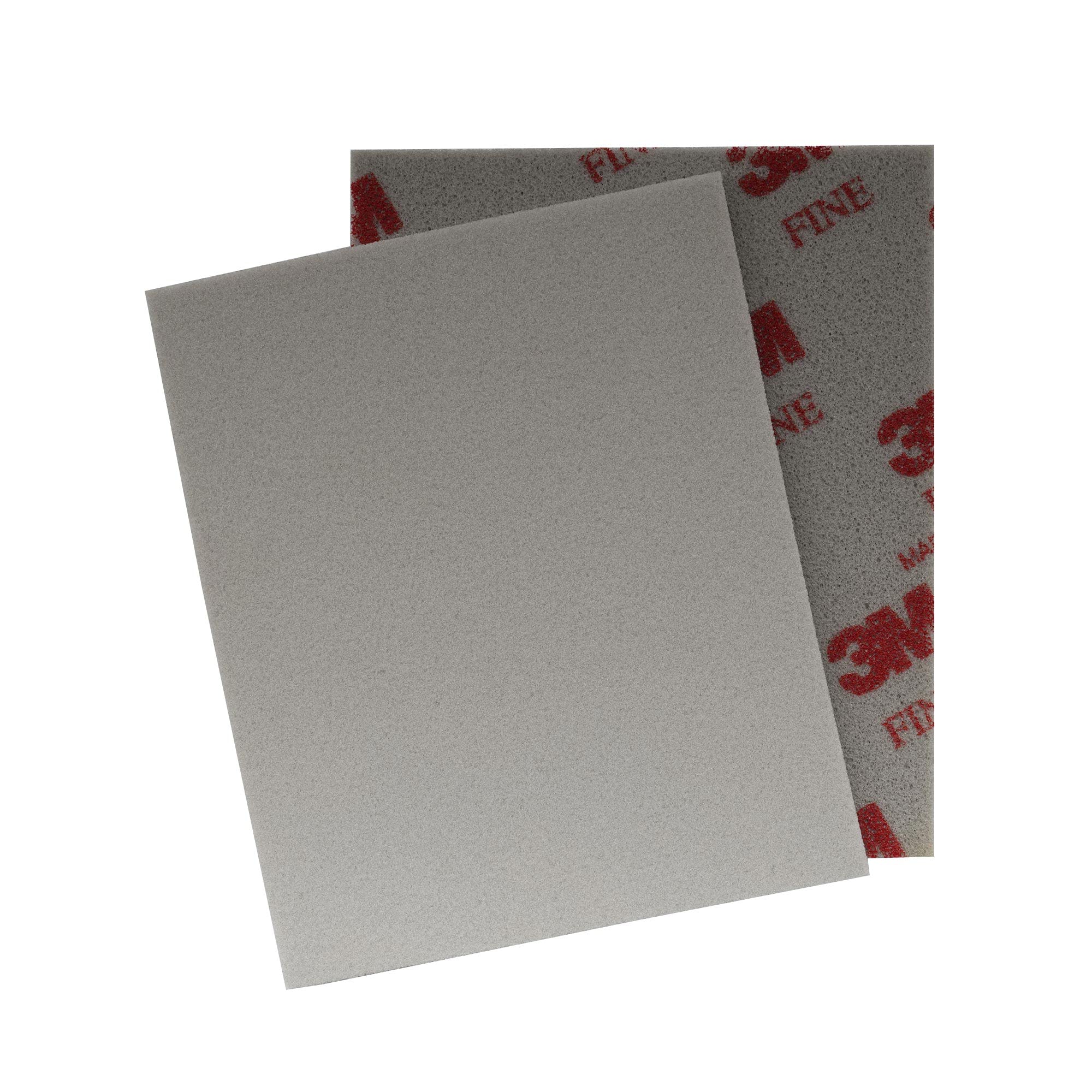 3M Softback Sanding Sponge Aluminum Oxide Abrasive Pad 4-1/2 Inch x 5-1/2 Inch, Fine 320-400 Grit (Set of 2)