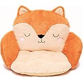 ninazy Fox Animal Cushion - Cute Pillows Chair Pillow - Gaming Chair Cushion Cute - Seat Cushion for Office Chair - Sitting Pillows Car Seat Pillow Decor - Plush Pillows (Fox)