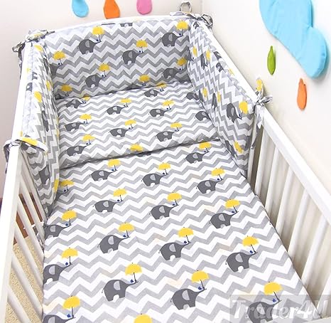 yellow cot bedding