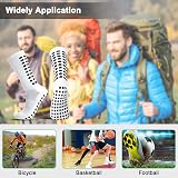 Zuimei 3 Pairs Football Grip Socks Men Anti-Slip White Blue Black view 7