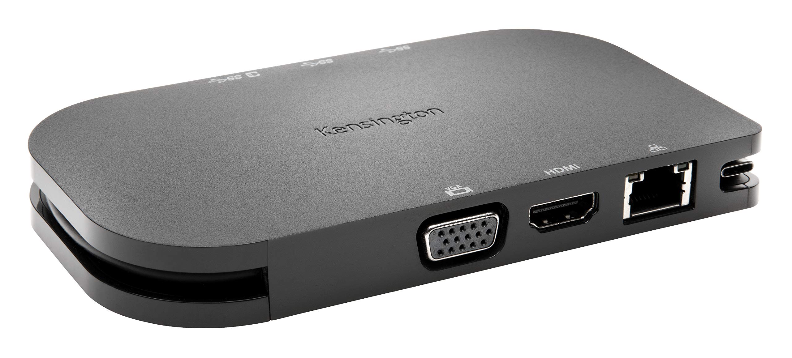 Kensington (SD1600P) USB-C Universal Mobile Docking Station, Pass Through Charging, Ideal for Home Office - 4K Display with VGA and HDMI outputs, 3 USB ports - Windows, MacOS and Chromebook compatible