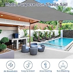 RoomHacks 12'x12' Sun Shade Sail, UV Protection