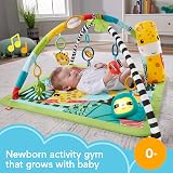 Fisher-Price 3-In-1 Rainforest Sensory Gym & Baby Play Mat HJW08 view 2