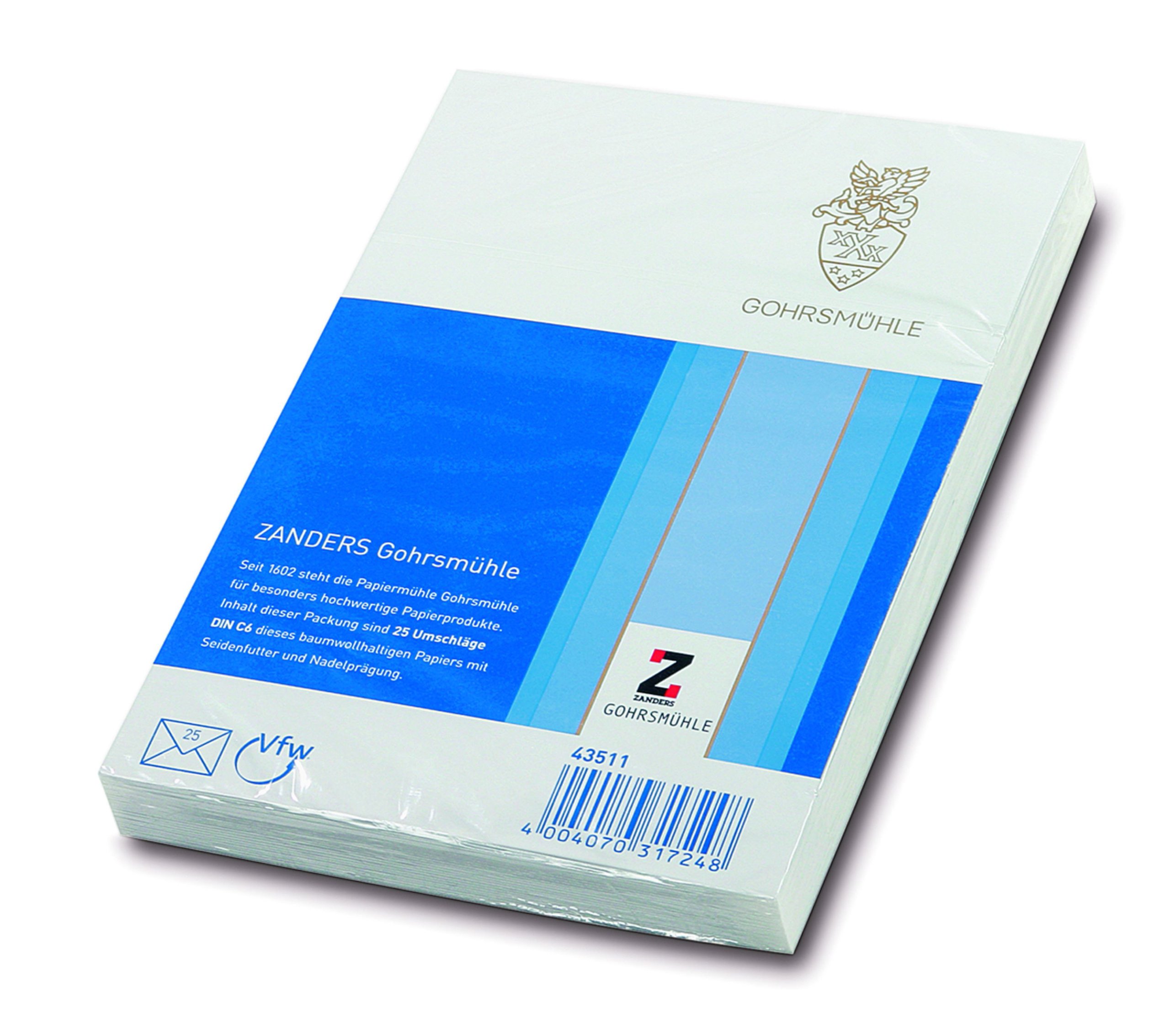 Gohrsmühle Envelope C6 80 g/M ² Pack of 25