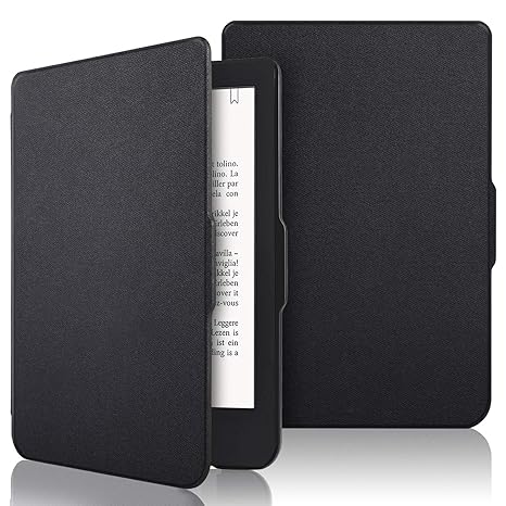 ELTD Hülle für tolino Shine 3,Ultra Lightweight Flip Hülle für tolino Shine 3 eReader 2018 [Schwarz]