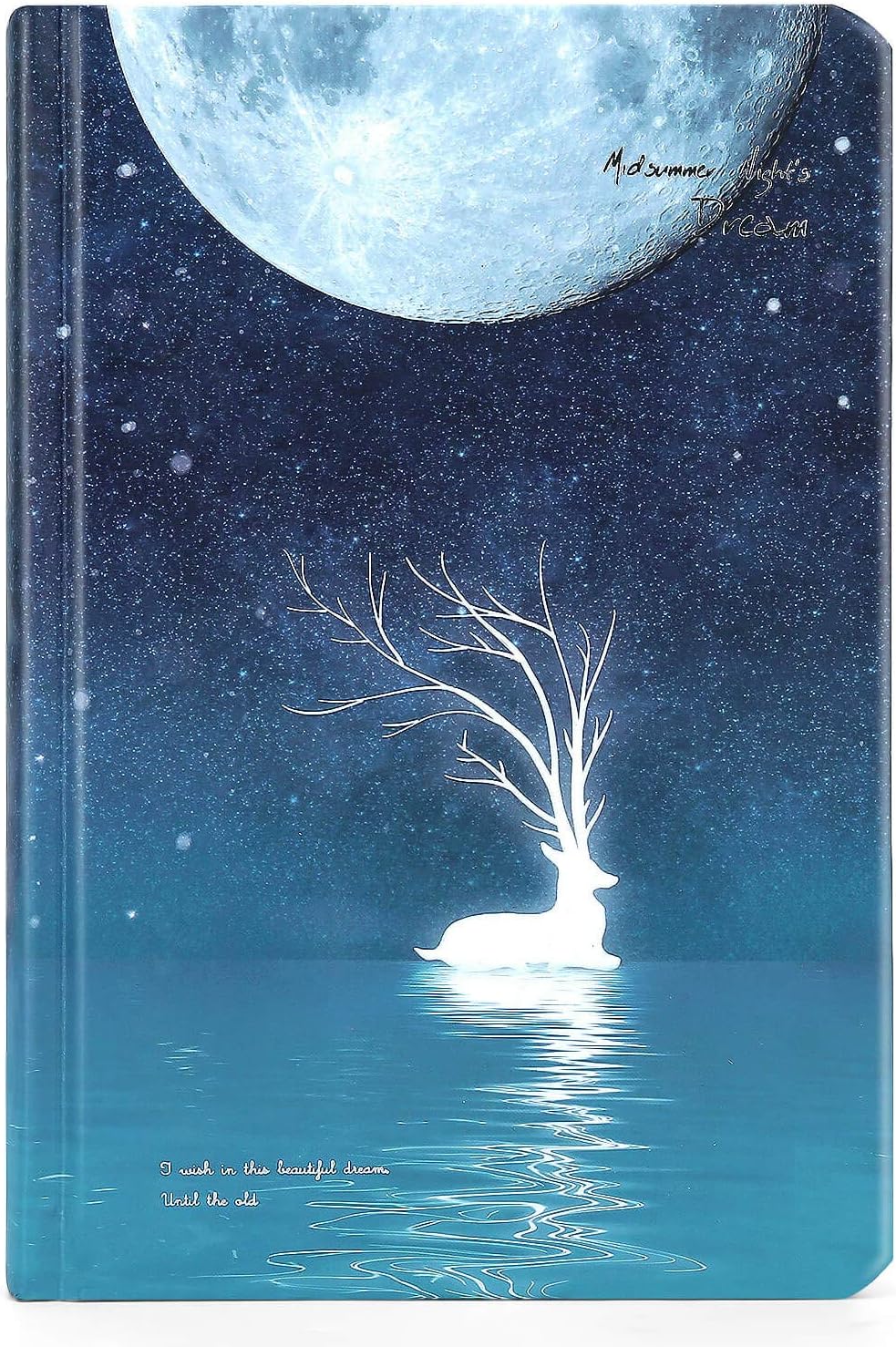 Amazon Maleden 手帳 日記 かわいい 日記帳 おしゃれ 手帳 A5サイズ 鹿柄 メモ帳 星空柄 ブランク 挿絵付き 手帳ノート 日付け表示なし 誕生日 母の日 クリスマスへのギフト 人気 日記帳 文房具 オフィス用品