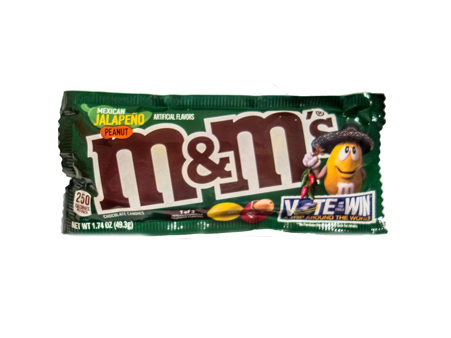 M&M's Mexican Jalapeno Peanut Vote Win Edition (1x 49,3g) Amazon