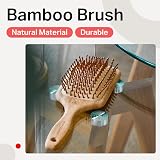Olivia Garden Bamboo Touch Detangle Massage Brush L Eco-Friendly Scalp view 5