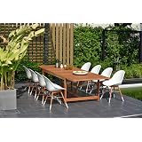 Amazon Com Kidkraft Outdoor Table And Chair Set With Cushions And Navy Stripes Toys Games