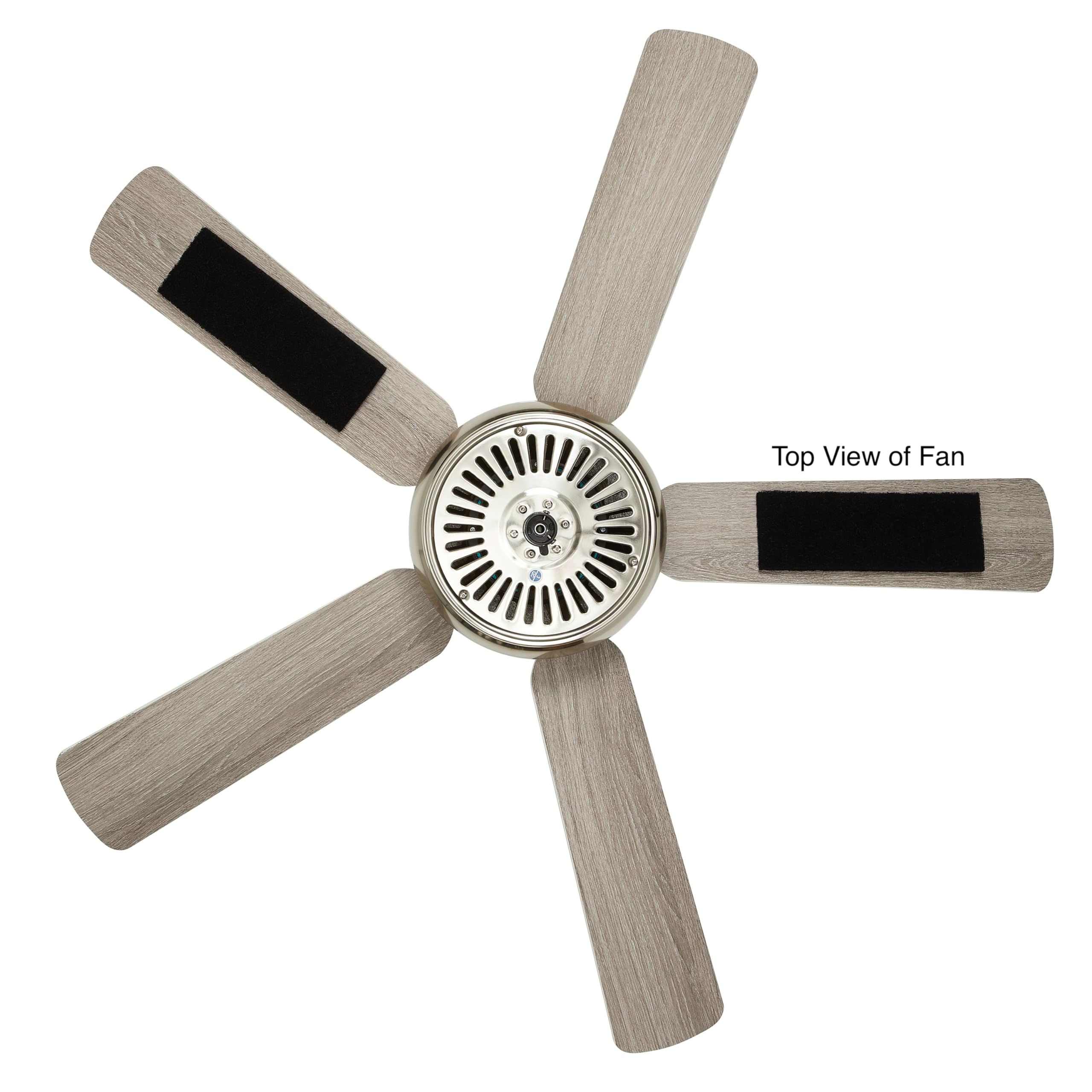 Barnakl Ceiling Fan Air Purifier Pads, Activated Coconut Shell Carbon Fan Filters Trap Dust, Odors & Allergens, Easy-Stick Universal Fit for Ceiling Fan Blades, Odorless & Unscented - (3 Count)