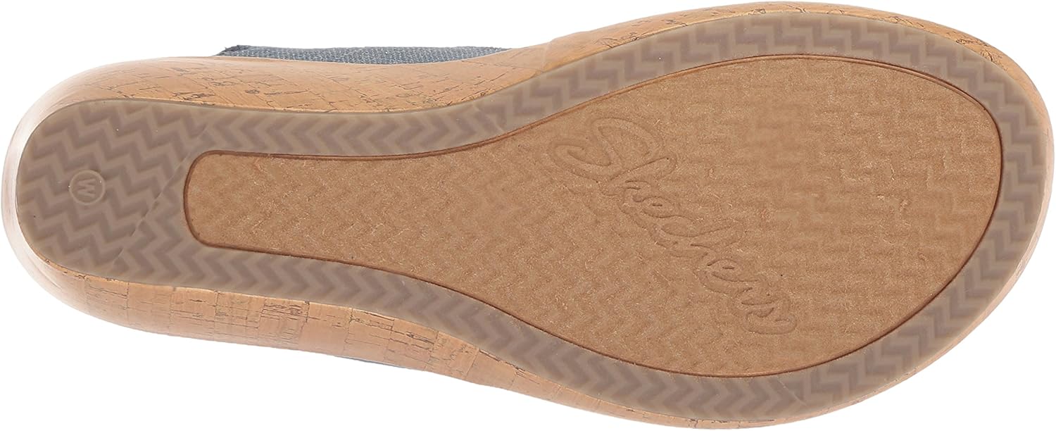 skechers beverlee smitten kitten wedge sandal