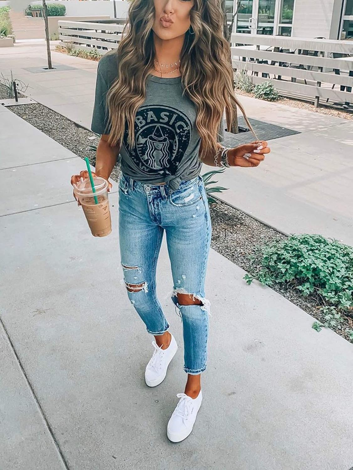 OUNAR Christmas Movie Shirt Women Santa Claws Merry and Bright Graphic Tee Holiday Top at  Women’s Clothing store