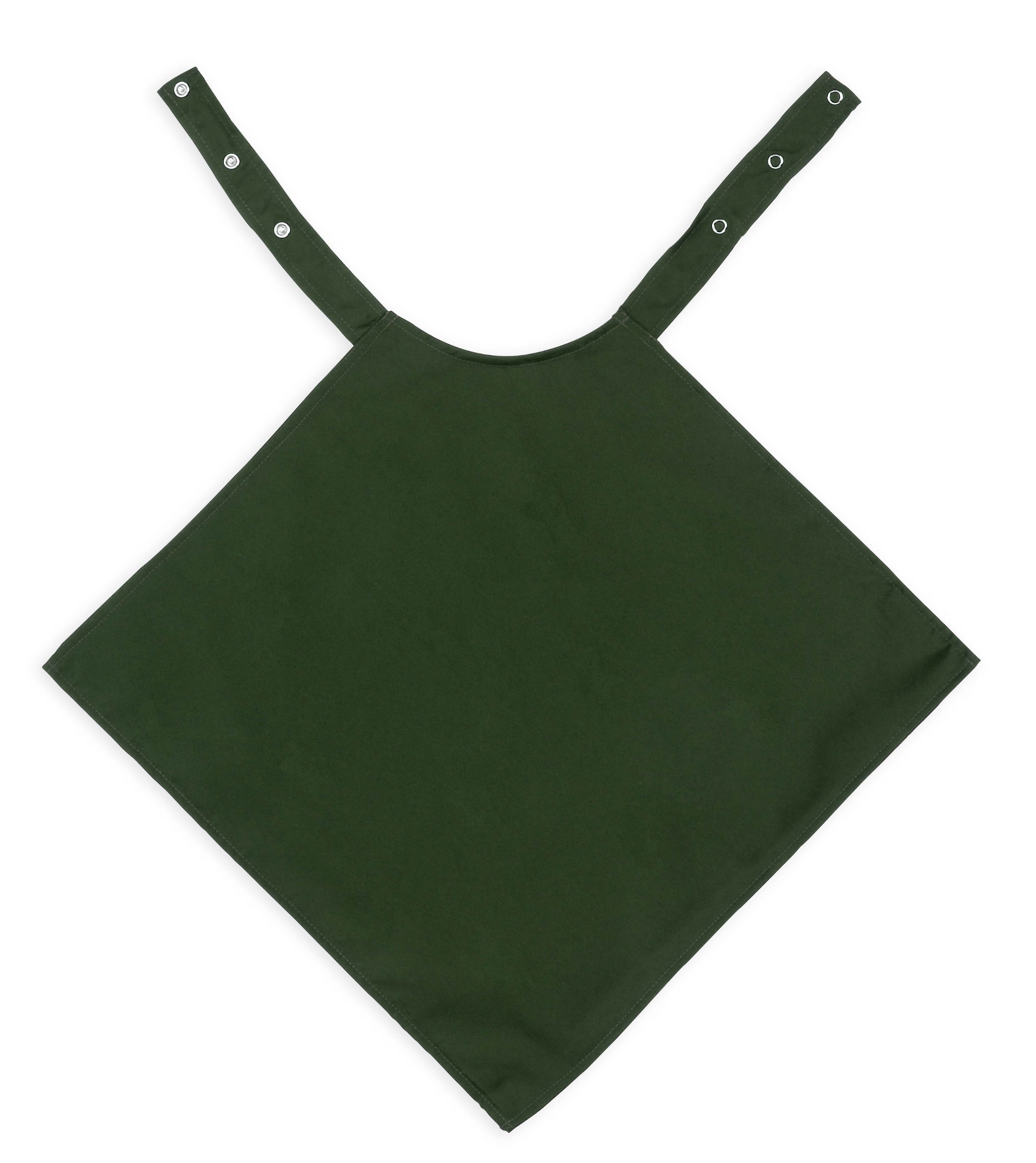 MIP Napkin Style Dignified Adult Clothing Protector, 45x45cm, Green