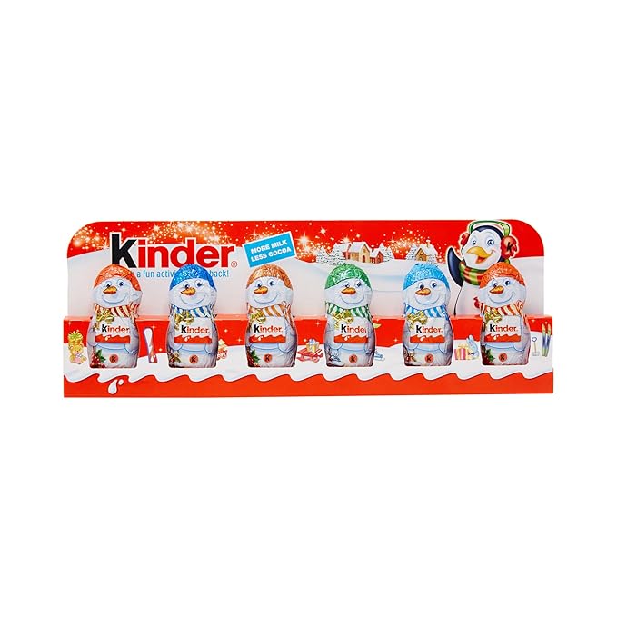Kinder Chocolate Christmas Tree Decorations 6 Pcs