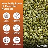 Nutrivo Pumpkin Seed Oil Capsules 3000mg | 120 Soft Gels | UK Made view 4