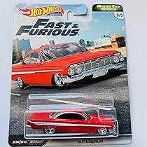 Hot Wheels Premium 2020 Motor City Muscle F&F, Gold '66 Chevy Nova