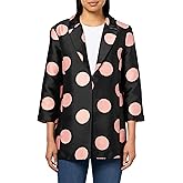 MULTIPLES Women's Three Quarters Sleeves Lapel Collar Inseam Pockets Lined Long Jacket