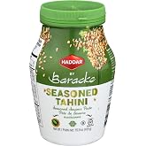 Haddar Seasoned Tahini by Barake, 15.9 Oz Bottle