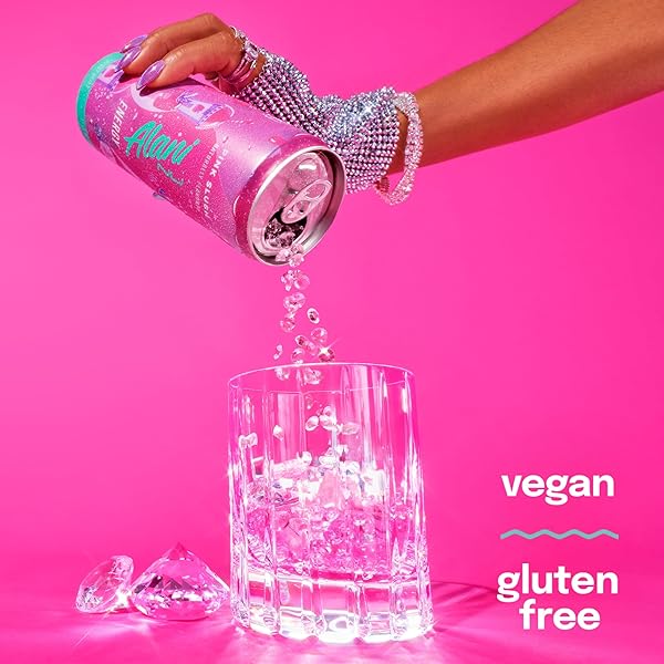 ALANI NU PINK SLUSH, SUGAR FREE, LOW CALORIE ENERGY DRINKS, 200MG CAFFEINE, BIOTIN, B VITAMINS, ZERO SUGAR, 5 CALORIES, 12 FL OZ CANS, 24 PACK