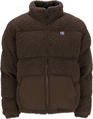 E36182-SN-562 WOODY-PADDED SHERPA JACKET Uomo Giacca SEAL BROWN Taglia M