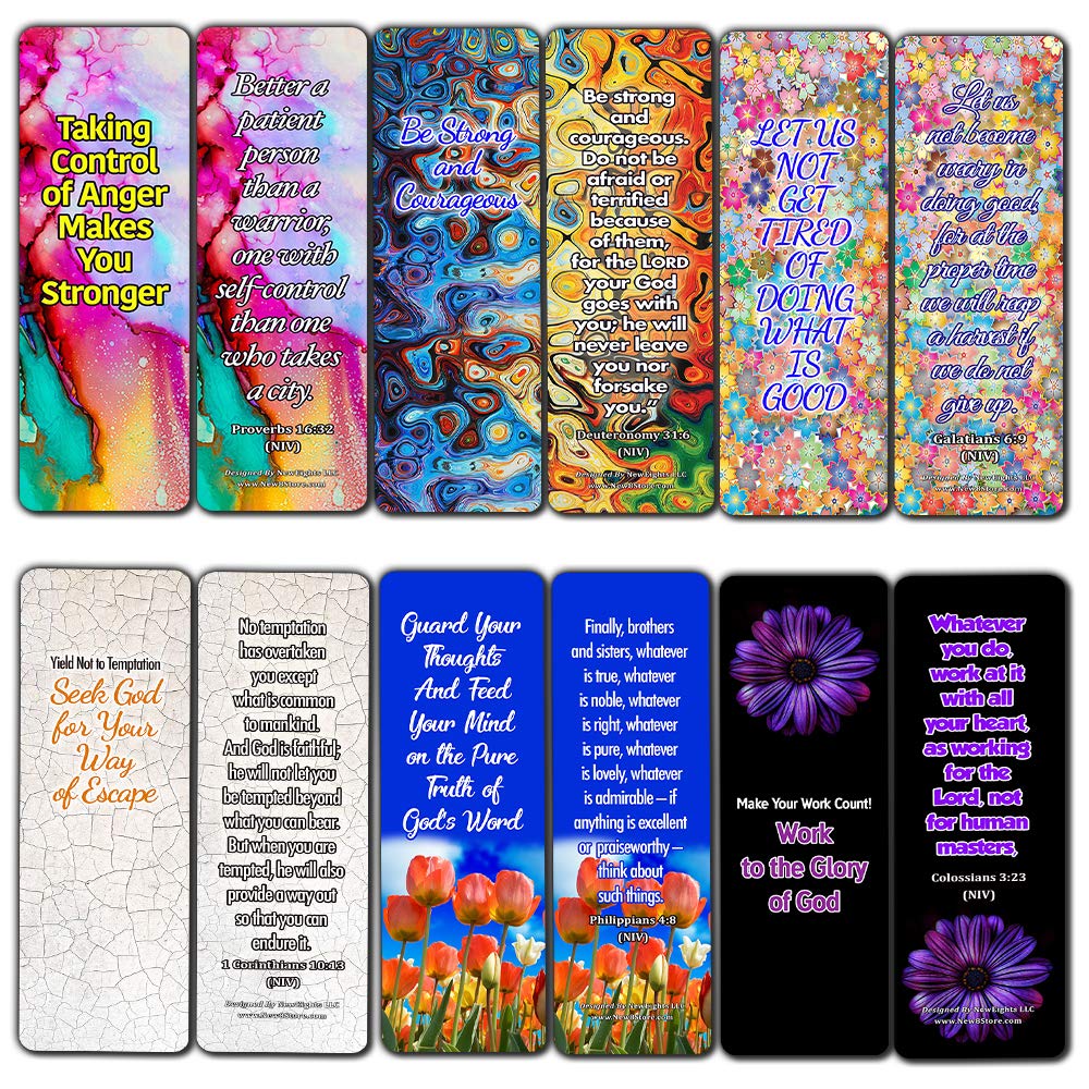 Scriptures Bookmarks for Teens (30 Pack) - Handy Reminders for Teens to Memorize